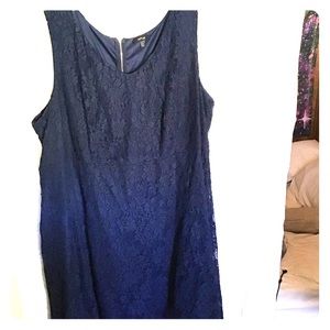 navy blue dress size 24
